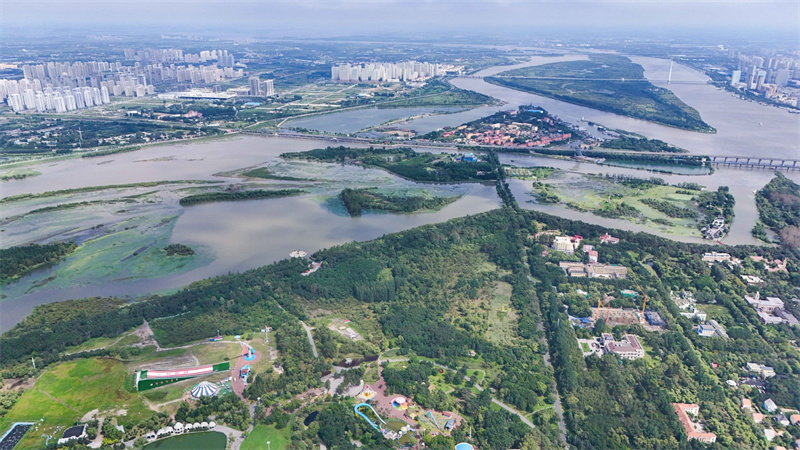 Aerial view of Harbin, China